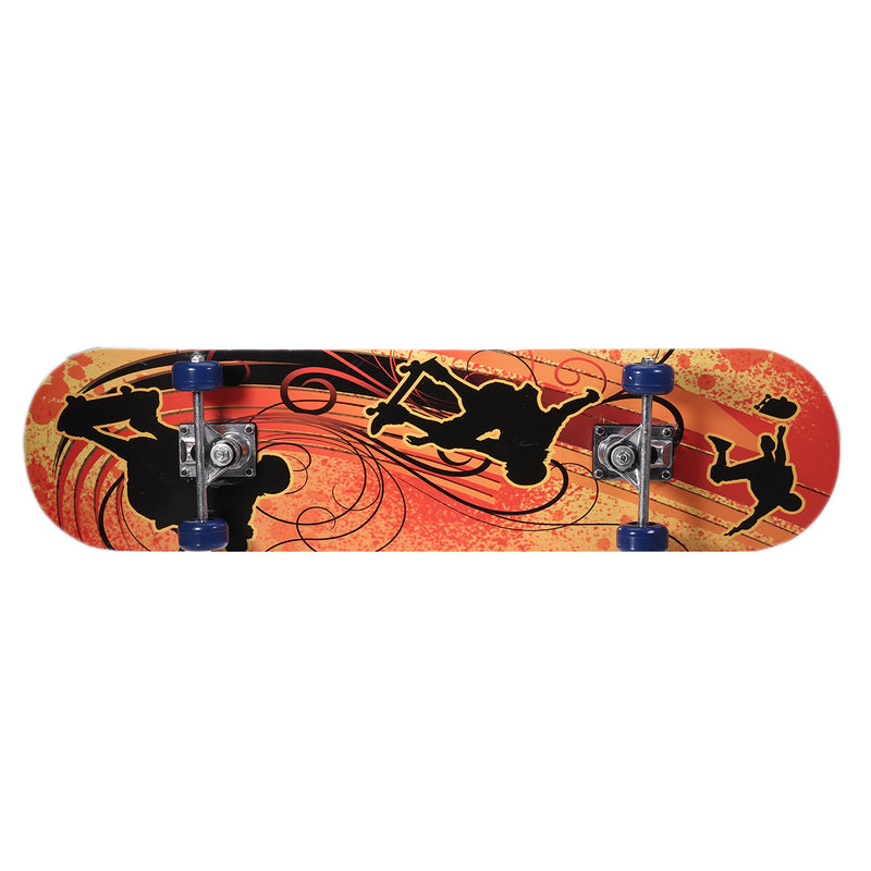 32 Children Skateboard 4-Wheels Skate Board Kid Longboard Pulley Wheel Double Snubby DIY Skateboard PVC Roller Board