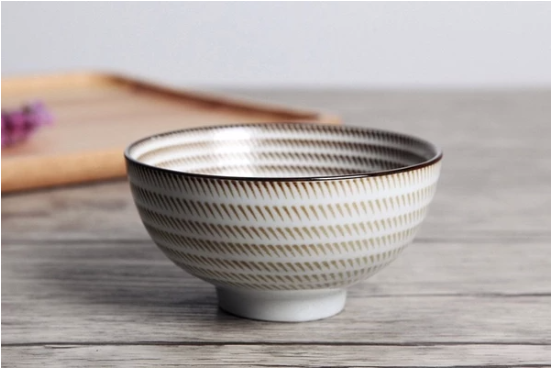 Japanese Inspired Porcelain Bowls (4-Set)