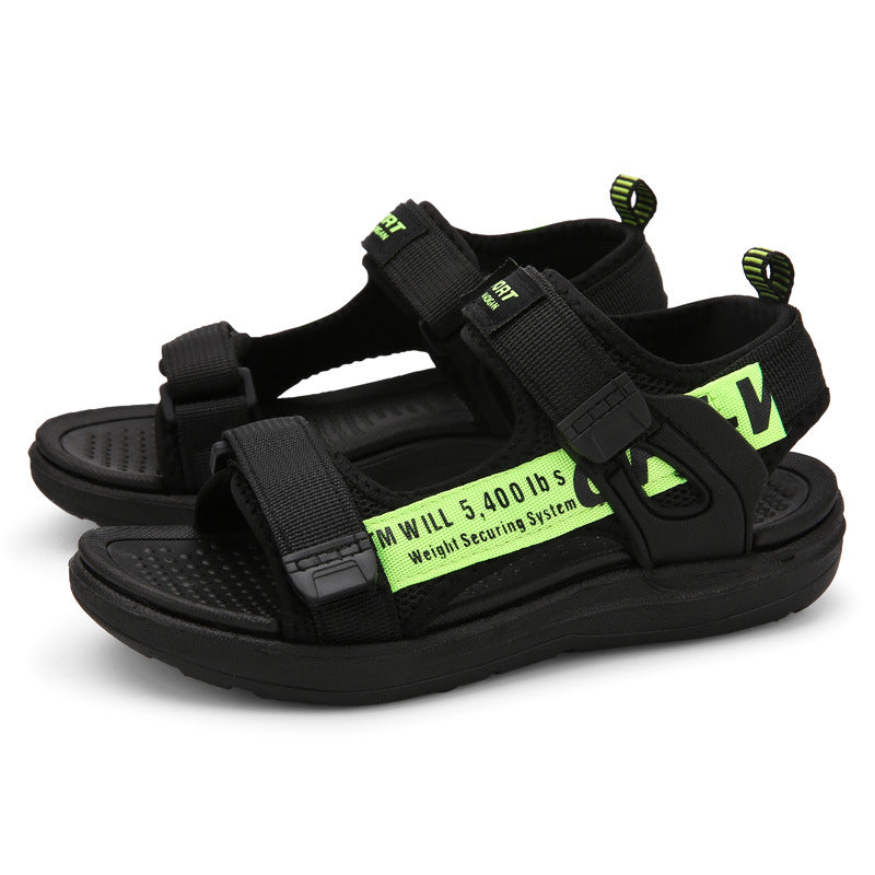 2021 New Children's Sandals Men's Boys Trend Youth Children's Shoes Men's Middle School Children's Beach Shoes Wholesale
