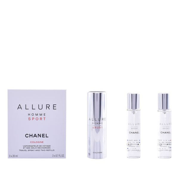 Men's Perfume Allure Homme Sport Cologne Chanel 3145891233001 EDC (3 pcs) Allure Homme Sport Cologne 20 ml