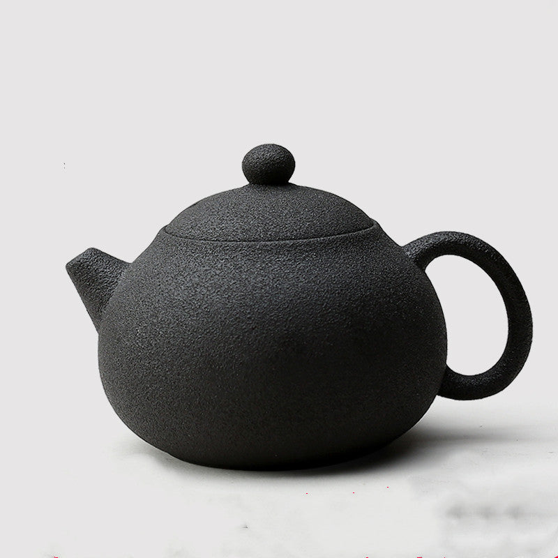 Black Pottery Zhuni Teapot Ceramic Japanese Kung Fu Tea Set