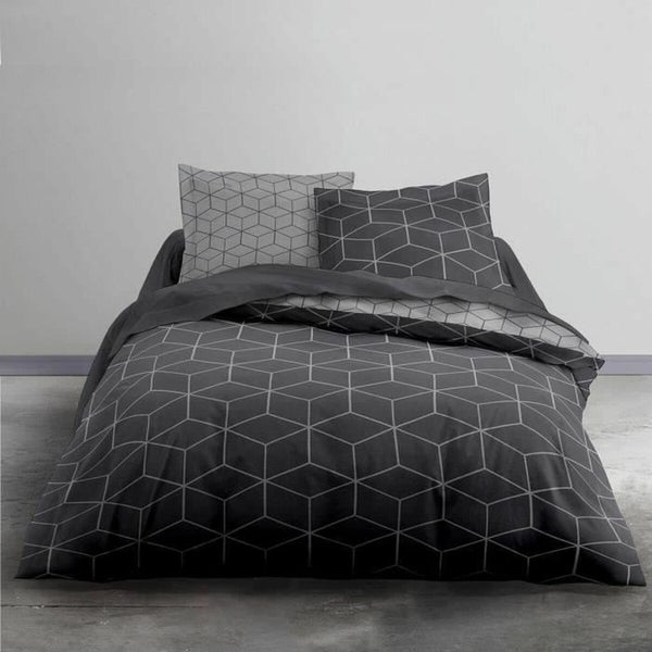 Bedding set TODAY Rhombus Grey Double bed 220 x 240 cm