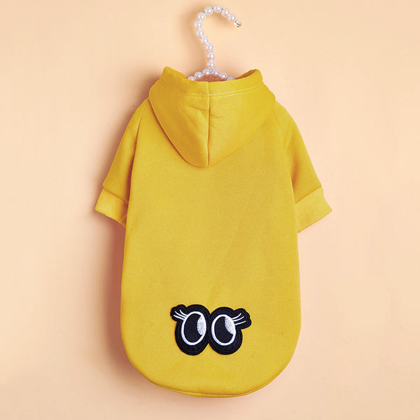 Hooded Sweater With Big Eyes
