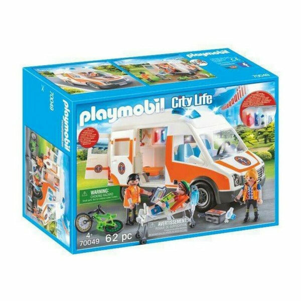 Playset City Life Emergency Ambulance Playmobil 70049 (Refurbished A)