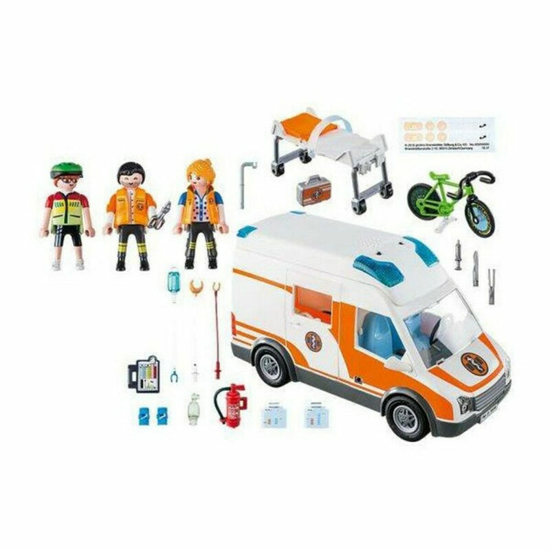 Playset City Life Emergency Ambulance Playmobil 70049 (Refurbished A)