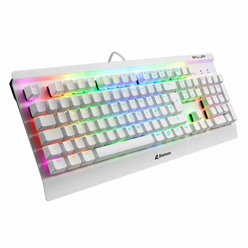 Keyboard Sharkoon SGK3 White LED RGB