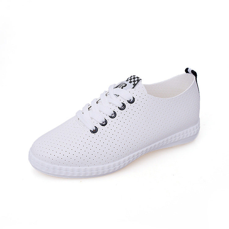 White shoes new summer student shoes lady flat Strappy running shoes women shoes wholesale