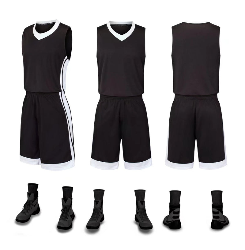 Wholesale Breathable Basketball Suit, Men's  Training Kit DIY Customized One