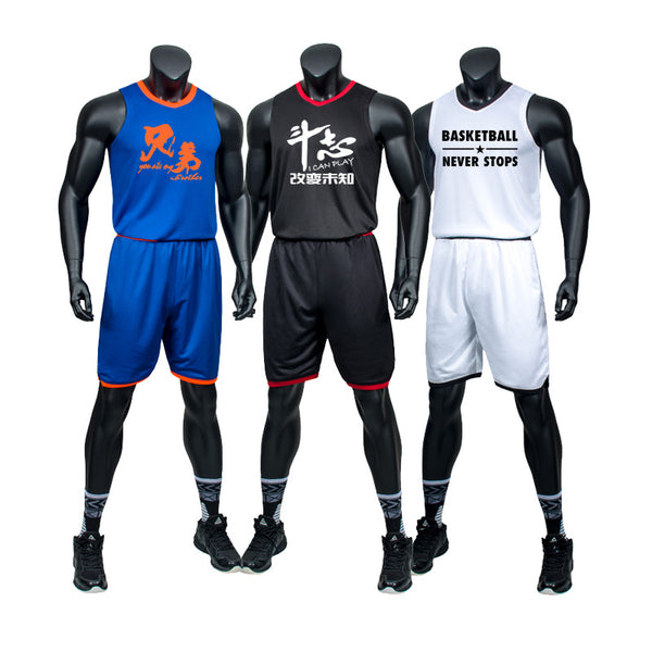 Lei Yi men's basketball suit, pocket basketball clothing, sportswear, wholesale custom DIY printing number