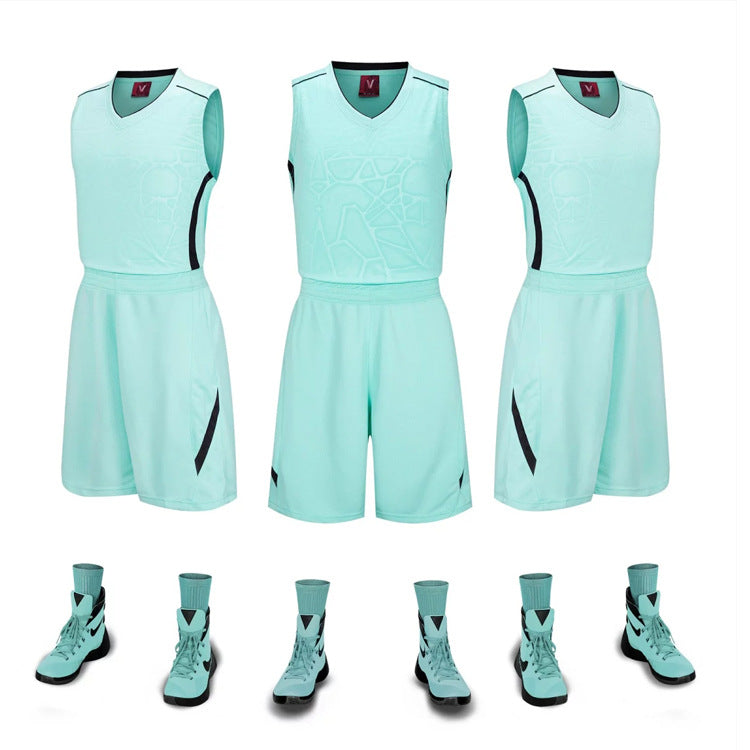 Basketball suit, men's group, team school, training shirt, custom print number, agent on behalf of a generation