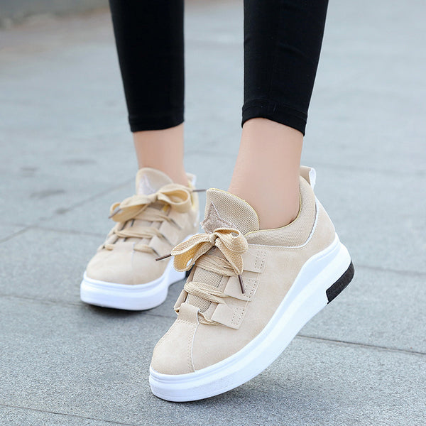 Sports Shoes, Single Shoes, All-Match Casual Shoes, Thick-Soled Inner Height Shoes
