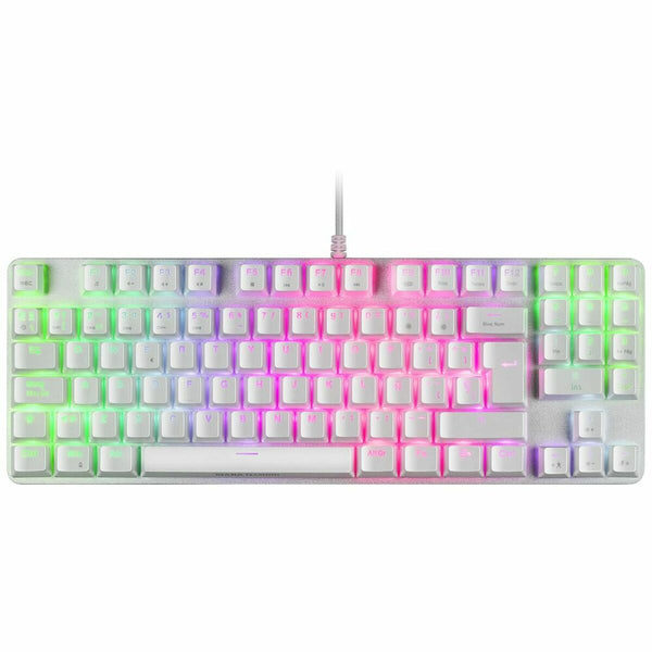 Keyboard Mars Gaming MKREVOPROWRES White LED RGB Spanish Qwerty