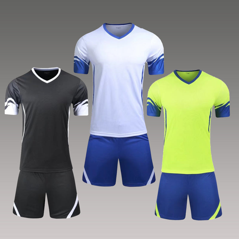 Double Pocket Football Wear Light Edition Short   Sleeve Football Suit Custom Blank Training Shirt