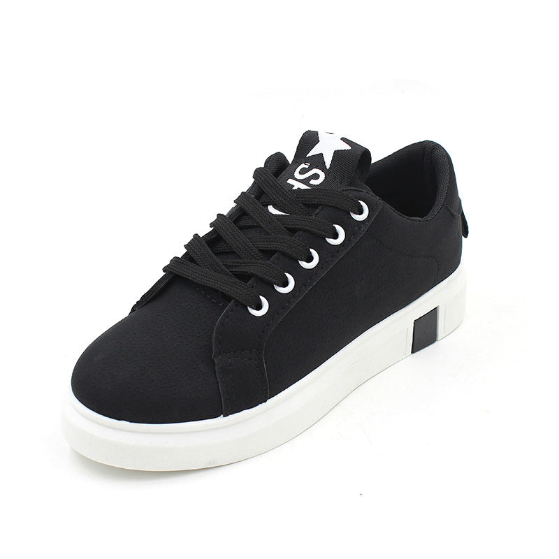 2021 new winter women's casual shoes lace round schoolgirl running shoes wholesale shoes
