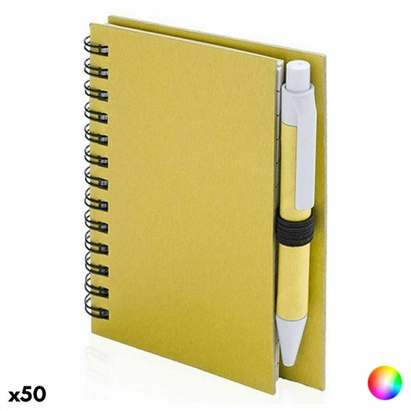 Mini Spiral Notebook with Pen Water Bullet Cannon 144670 (50 Units)