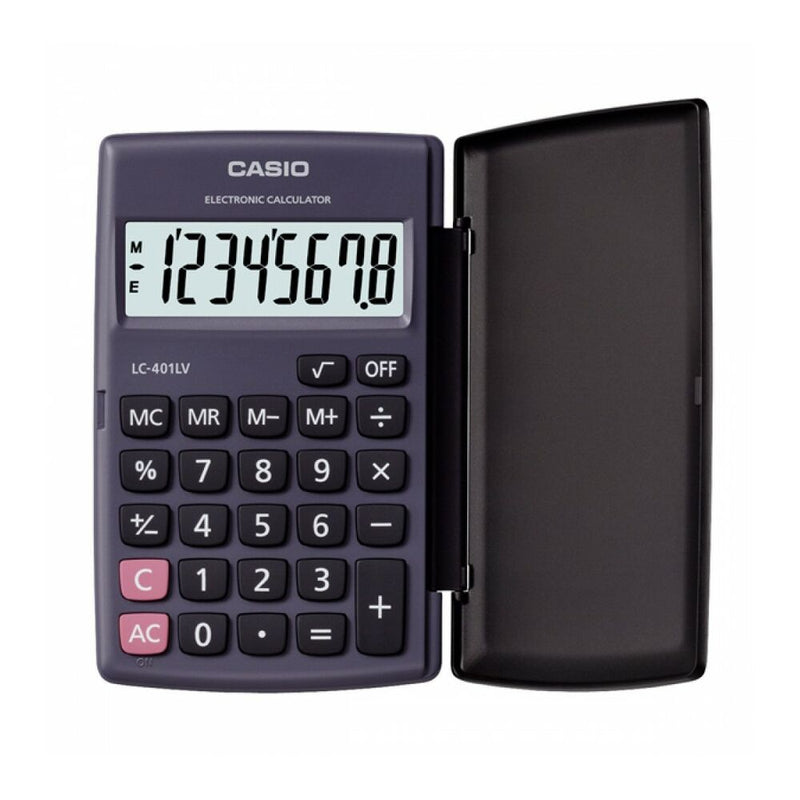 Calculator Casio LC-401LV-BK Black Resin (10 x 6 cm)