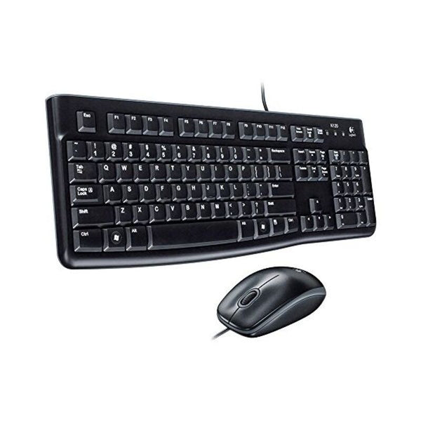 Keyboard and Optical Mouse Logitech 920-002562 1000 dpi USB