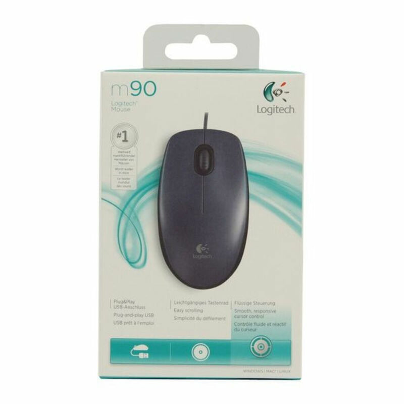 Optical mouse Logitech 910-001793 USB Black