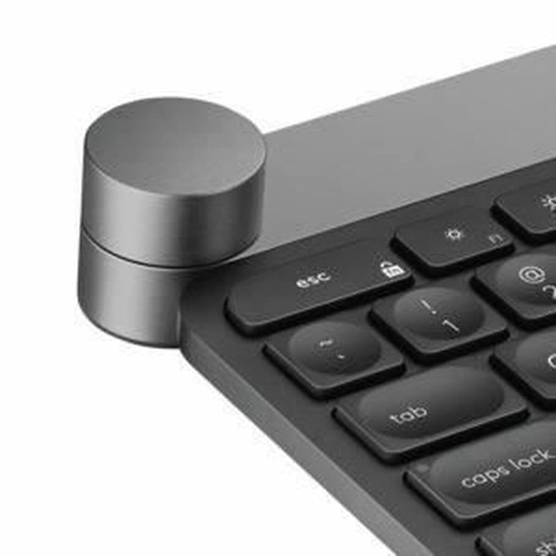 Keyboard Logitech Craft Black Wireless Bluetooth AZERTY Silver
