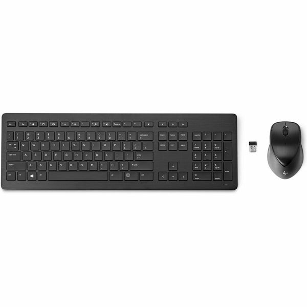 Keyboard and Mouse HP 3M165AA Spanish Qwerty Black QWERTY