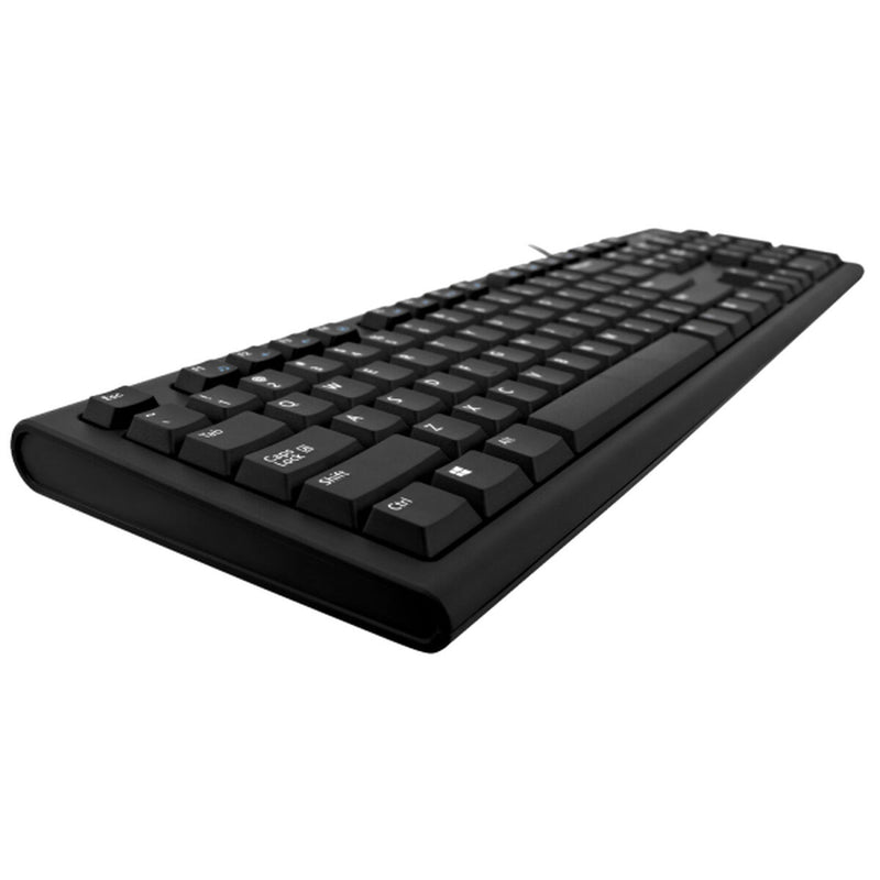 Keyboard and Mouse V7 CKU200FR Black French AZERTY