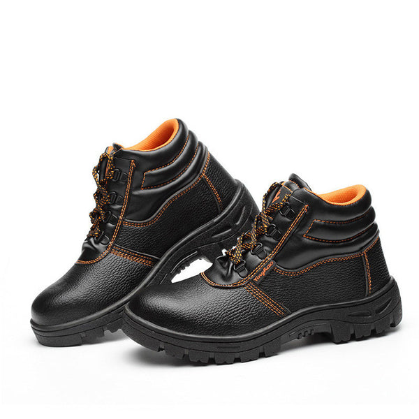 Work shoes steel toe high-top work shoes
