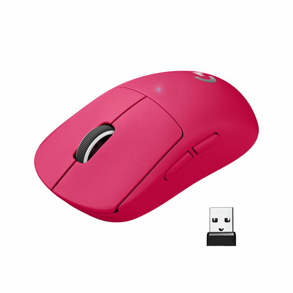 Wireless Mouse Logitech PRO X SUPERLIGHT Wireless Mouse MAGENTA Red Pink