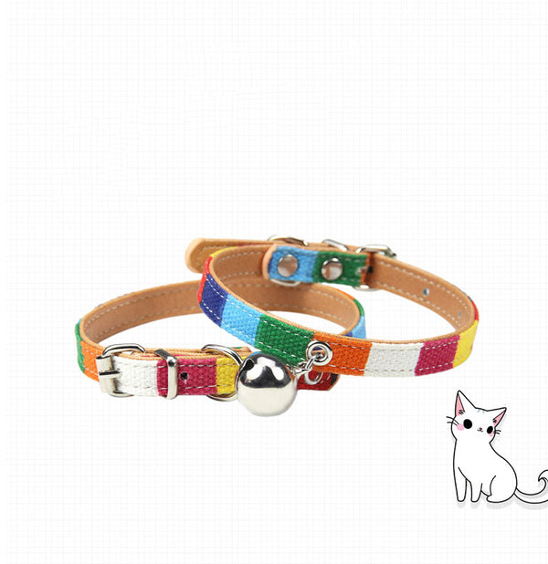 Pet Supplies Color Bell Collar