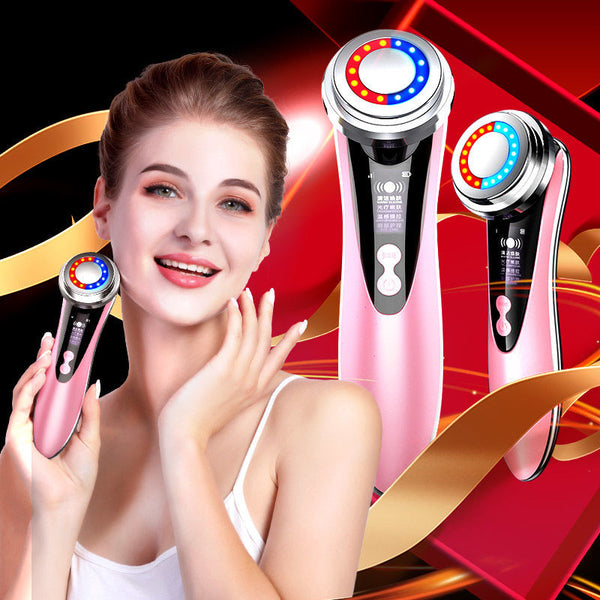 Warm facial massage cleansing beauty instrument