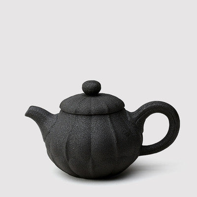 Black Pottery Zhuni Teapot Ceramic Japanese Kung Fu Tea Set