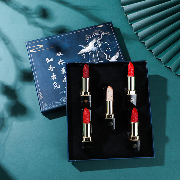 Chinese style carved lipstick
