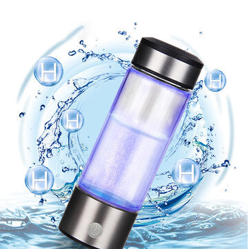 400ml Water Filter Bottle Hydrogen Generator Water Cup Reusable Smart 3 Minutes Electrolys Water Purification Ionizer