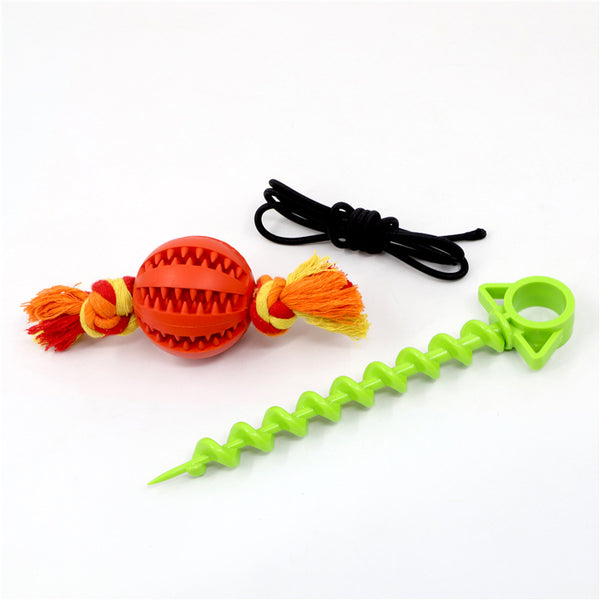 Pull And Bite Outdoor Dog Rope Ball Toy