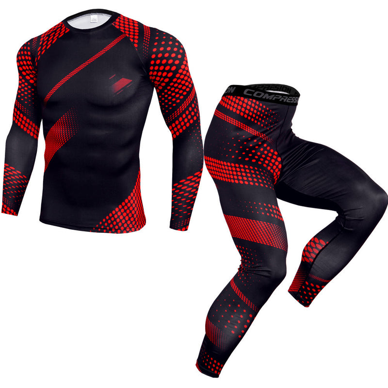 Outdoor fitness sports suit men's quick-drying pants