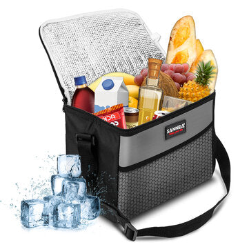 10L Cooling Box Portable Large Cool Bag Insulated Thermal Cooler Box Food Drink Lunch Outdoor Picnic Bag