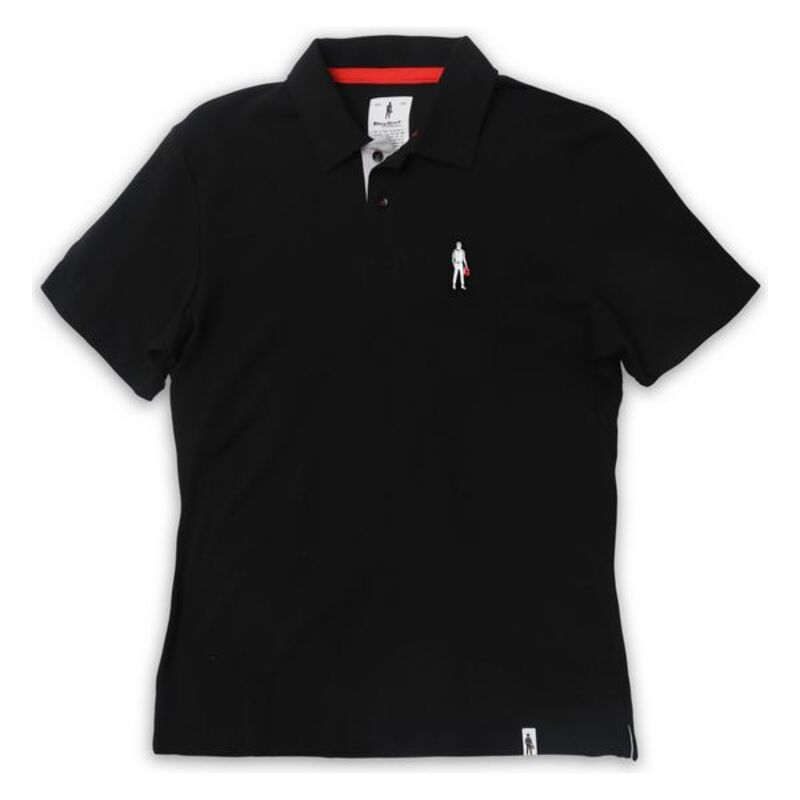 Men’s Short Sleeve Polo Shirt OMP Racing Spirit Black