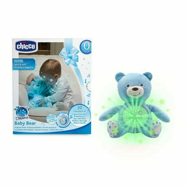 Soft toy with sounds Baby Bear Chicco 00008015200000 Blue Plastic (30 x 36 x 14 cm) (Refurbished A+)