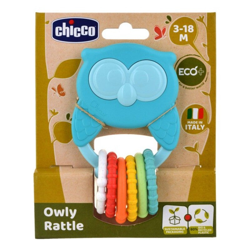 Teething Rattle for Babies Chicco Owl