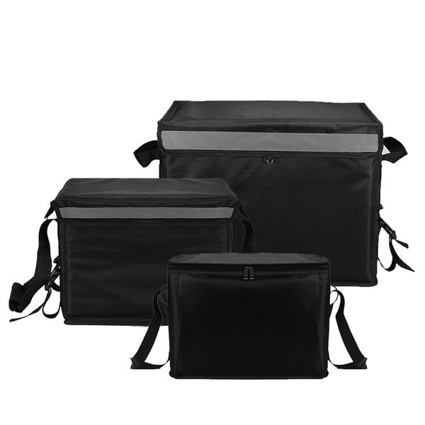 23/30/62L Food Delivery Bag Insulated Thermal Storage Bag Warm/Cold Bag Outdoor Camping Picnic BBQ with Inner Bracket