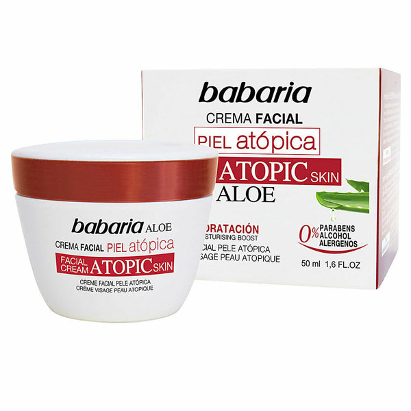 Facial Cream Babaria With aloe vera Atopic Skin (50 ml)