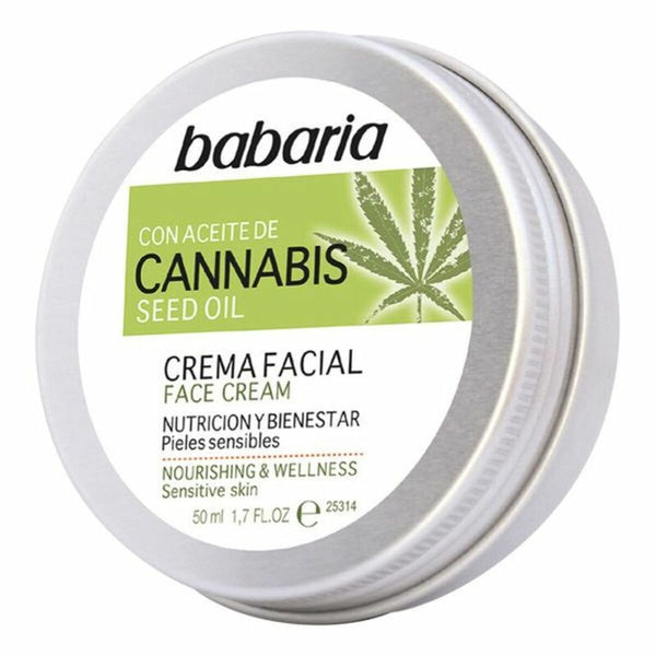 Nourishing Facial Cream Cannabis Babaria (50 ml)