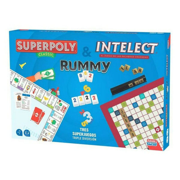 Set Falomir Superpoly, Intelect & Rummy