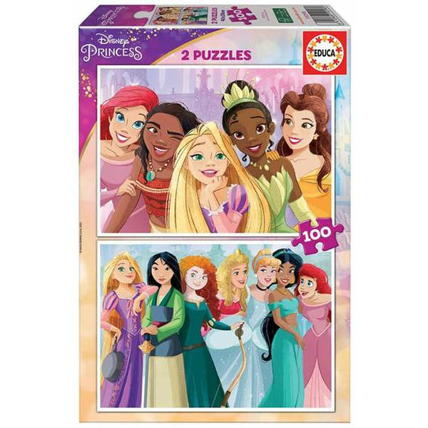 Puzzle Educa Disney Princess (2 x 100 pcs)