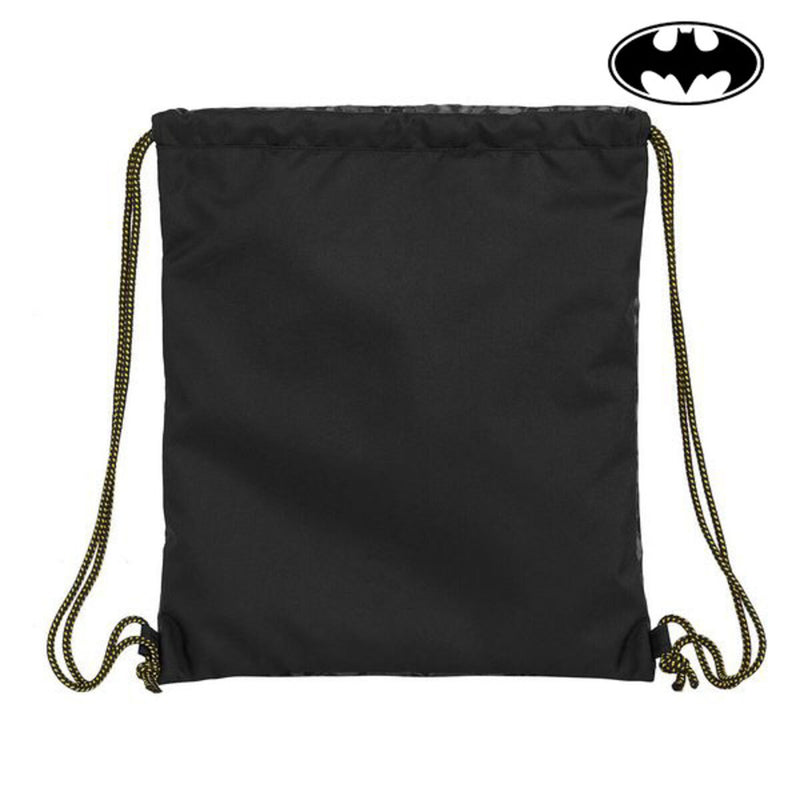 Backpack with Strings Batman Night Black Grey