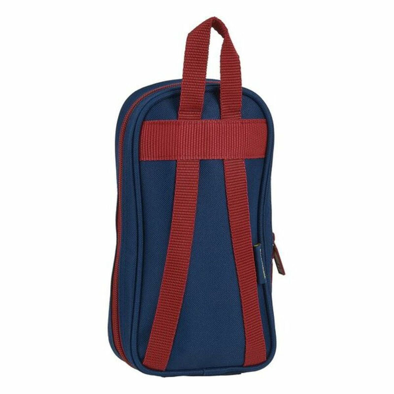 Backpack Pencil Case F.C. Barcelona 20/21 Maroon Navy Blue (33 Pieces)