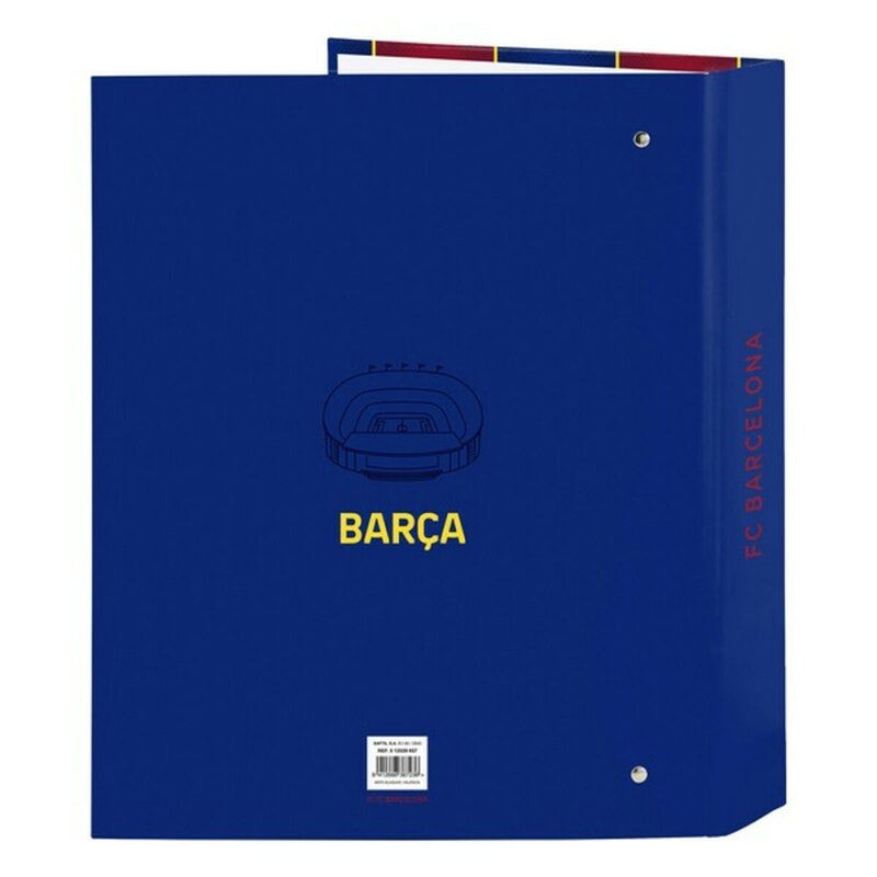 Ring binder F.C. Barcelona Maroon Navy Blue A4 27 x 33 x 6 cm