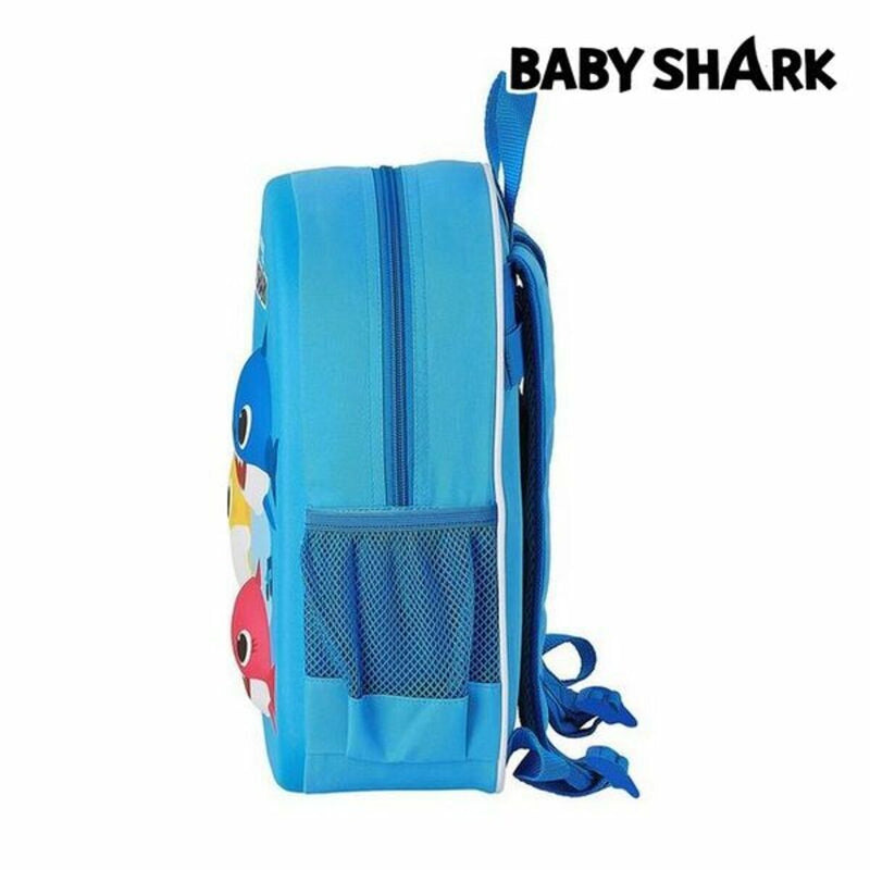 3D Child bag Baby Shark M890 Light Blue 27 x 32 x 10 cm