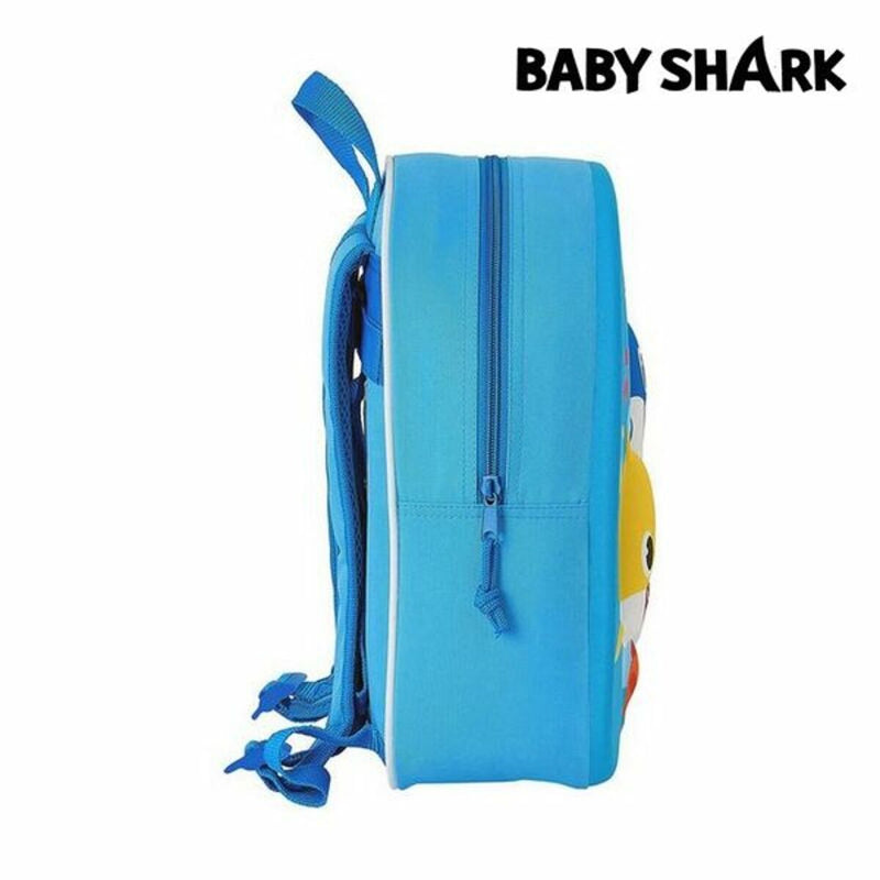 3D Child bag Baby Shark M890 Light Blue 27 x 32 x 10 cm