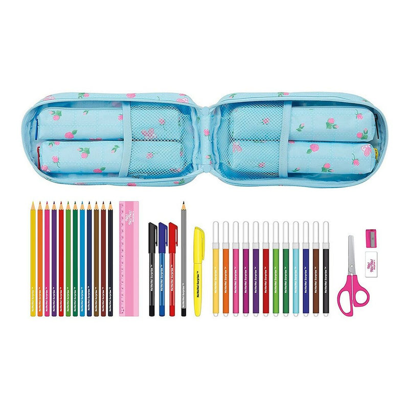 Backpack Pencil Case Na!Na!Na! Surprise Light Blue (33 Pieces)