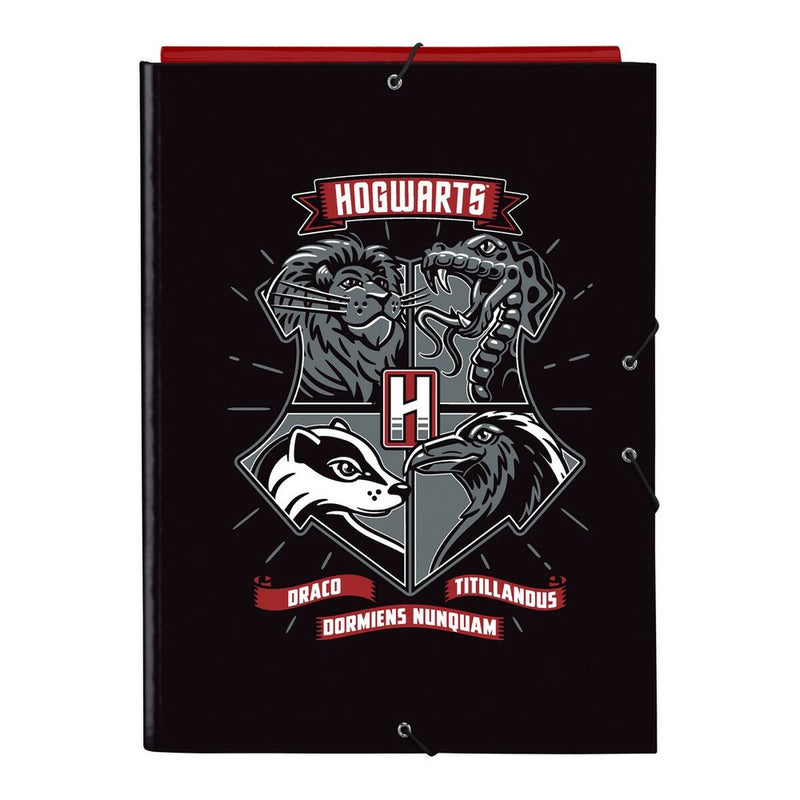 Folder Harry Potter Witchcraft Black Maroon A4